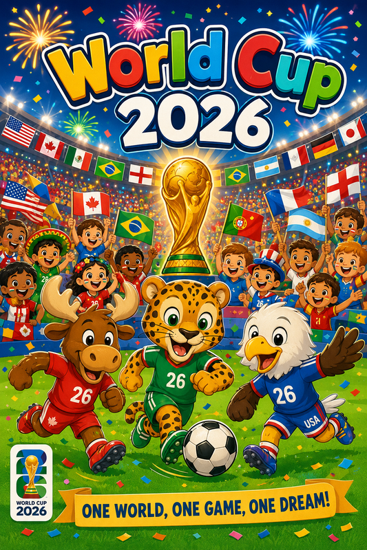 🏆¡WORLD CUP COLORING BOOK 2026!⚽🎨